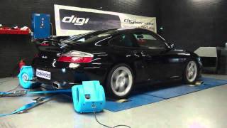 Reprogrammation Moteur Porsche 996 Turbo 420cv  506cv dyno Digiservices Paris [upl. by Deery]