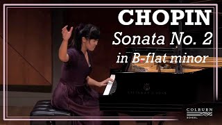 Chopin Sonata No 2 in Bflat minor Op 35 Complete  Intro Speech  Lillian Feng 17 [upl. by Eelatsyrc]