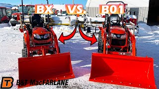 WHEN Should You Size Up Your Tractor  Kubota BX vs B01 [upl. by Assenav]