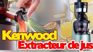 Découvrez Kenwood Extracteur de jus  Appareil à jus pour Boissons Saines [upl. by Ahsaercal396]