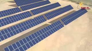 100KW PV project 3D presentation [upl. by Aer]