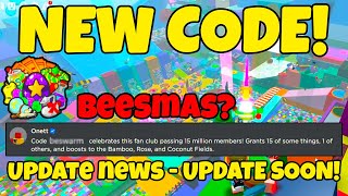 UPDATE NEW CODE and BEESMAS SOON🎄 Bee Swarm Simulator [upl. by Addison100]