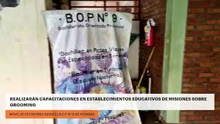 REALIZARÁN CAPACITACIONES EN ESTABLECIMIENTOS EDUCATIVOS DE MISIONES SOBRE GROOMING [upl. by Thema]