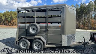 New 2025 Valley 26012 2 Horse Stock Trailer Tour [upl. by Seldon35]