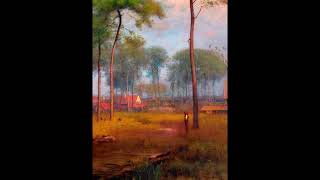 George Inness  Early Morning Tarpon Springs 1892 [upl. by Kesley]