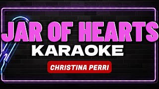 JAR OF HEARTS  CHRISTINA PERRI KARAOKE [upl. by Ear]