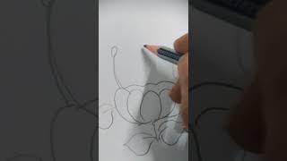 Simple Line Artyoutubeshorts drawing art support pencildrawing learning sketchart [upl. by Agustin178]