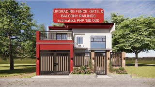 UPGRADING FENCE GATE amp BALCONY RAILINGS  PHP 130000 ESTIMATED COST [upl. by Nivart]