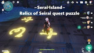 Relics of Seirai quest puzzle guide Seirai Island  Koseki Village [upl. by Sierra]