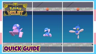 How To Evolve Porygon Into Porygon2 Into PorygonZ In Pokemon Scarlet amp Violet  Quick Guide [upl. by Berenice]