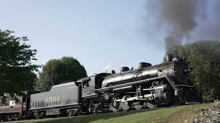 Steam train compilation The 4501 [upl. by Musser609]