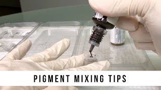 Microblading Pigment Mixing Tips [upl. by Shadow983]