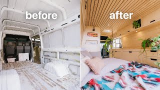 Converting a Van With No Experience  Start to Finish Timelapse [upl. by Petrine]