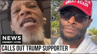 DL Hughley Checks NFL Player Threat To Leave Country If Kamala Harris Wins  CH News [upl. by Teyugn386]