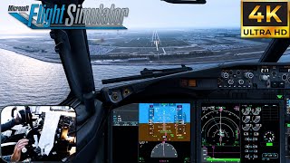 EXTREME BUSY ARRIVAL  Copenhagen  iFly B737 MAX8  INSANE REALISM  Microsoft Flight Simulator 4K [upl. by Enneyehs]