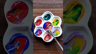 Satisfying Color Mixing in a Circle satisfying colorfulmixing asmr relaxing short [upl. by Xela630]