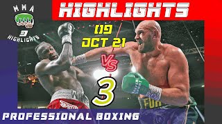 Tyson Fury Vs Deontay Wilder 3  Highlights  9102021 [upl. by Thesda]