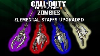 ALL ORIGINS STAFFS GUIDE How To Build the FIRE WIND LIGHTNING amp ICE STAFF in Black Ops 3 Zombies [upl. by Ocsisnarf]