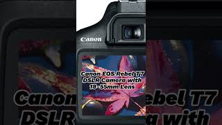 Canon EOS Rebel T7  DSLR Camera with  1855mm Lens [upl. by Llesirg]