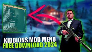 Kiddions Mod Menu  FREE amp Updated  Features Scripts  Download Tutorial  GTA 5 GTA V [upl. by Arvo553]