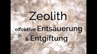 ZeolithKlinoptilolith  effektive Entsäuerung amp Entgiftung DrMichael Vogt amp Walter Häge [upl. by Hovey]