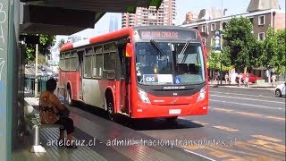 Transantiago C02  Neobus Mega Plus  Volvo B290R LE FLXT89 [upl. by Egrog]