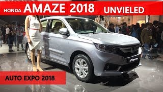 Honda Amaze 2018 Unvieled at Auto expo 2018  Honda amaze 2018  ASY cardrive [upl. by Eatnwahs755]