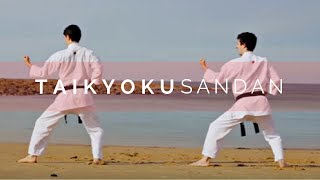 Taikyoku Sandan  Beginner Karate Kata [upl. by Zurheide]