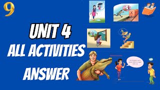 9th English unit 4 all activities with answers [upl. by Maxma]