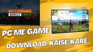 PC Me Game Kaise Download Kare  Pc Download Free Fire Game [upl. by Rabbaj]