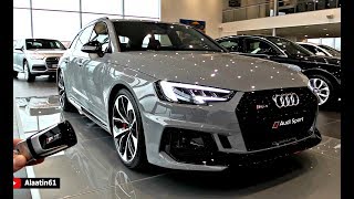 AUDI RS4 2018 NEW FULL Review SOUND Interior Exterior Infotainment [upl. by Calhoun]