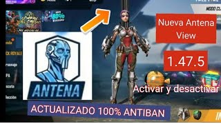 Como descargar ANTENA VIEW para FREE FIRE Nueva Actualización [upl. by Jarita]