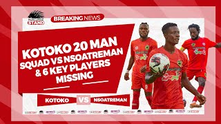 Asante Kotoko NewsCorrect 20 man Squad Vs Nsoatreman6 Key Players missingGPL Results amp Standing [upl. by Trescha590]