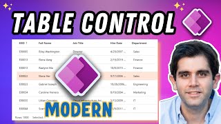 Power Apps Table Control Tutorial From Beginner to Intermediate [upl. by Michaeu]