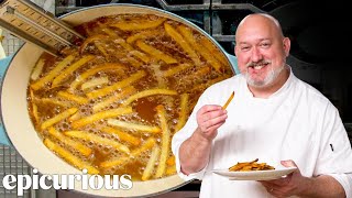 The Best Way To Make French Fries At Home RestaurantQuality  Epicurious 101 [upl. by Ettezel]