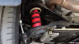 How to Install Air Lift air bags into a Focus STs rear suspension [upl. by Gregorio]