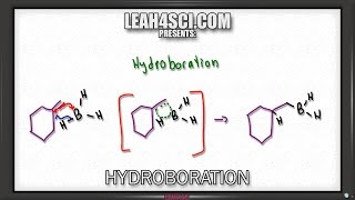 Hydroboration Oxidation of Alkenes Reaction and Mechanism Alkene Vid 10 [upl. by Phia]