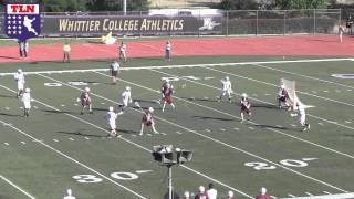 Whittier vs 11 Union Lacrosse Highlights [upl. by Anifares657]