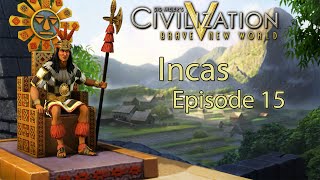 Civilization V Brave New World  Incas  Divinité  Episode 15 FR [upl. by Ephram]