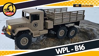 Unboxing and Review of WPL B16 RC Truck  Ultimate offroad experience 4k video [upl. by Sande]