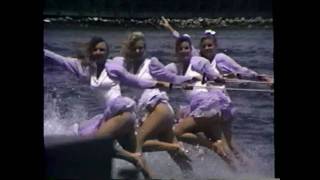 Florida Water Ski show clips Sea World 1993 [upl. by Ainelec]