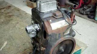 IT RUNS Extremely Rare Single Cylinder 18 HP KOHLER K361 Engine Motor [upl. by Tirma]