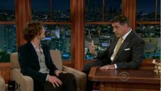 Matthew Gray Gubler on The Late Show 20121126mp4 [upl. by Orlantha]