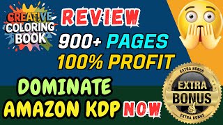 Creative Coloring Book PLR Review  Amazon KDP Etsy Coloring Book Business  Make Money Online [upl. by Kitty311]