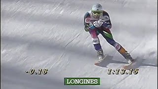 Günther Mader wins superG Val d Isère 1993 [upl. by Eldwin742]