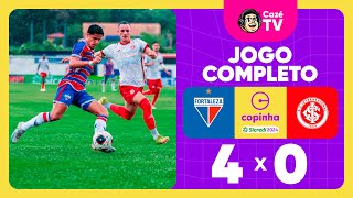 JOGO COMPLETO FORTALEZA X INTERNACIONAL  SEGUNDA FASE  COPINHA 2024 [upl. by Maltz]