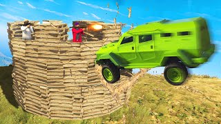 TOWER DEFENSE RPGs vs INSURGENTS MINIGAME GTA 5 Funny Moments [upl. by Papert577]