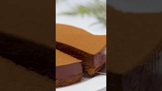 Decadent Chocolate Mousse Cake🤎 chocolate cake recipe dessert shortsfeed mouse [upl. by Wendelina]