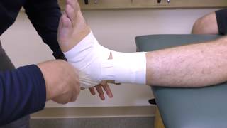 How to Tape An Ankle After Sprain or Injury  Top Ankle Taping Technique [upl. by Reade]