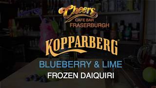 Cheers Cocktails  Kopparberg Blueberry and Lime Frozen Daiquiri [upl. by Coheman348]